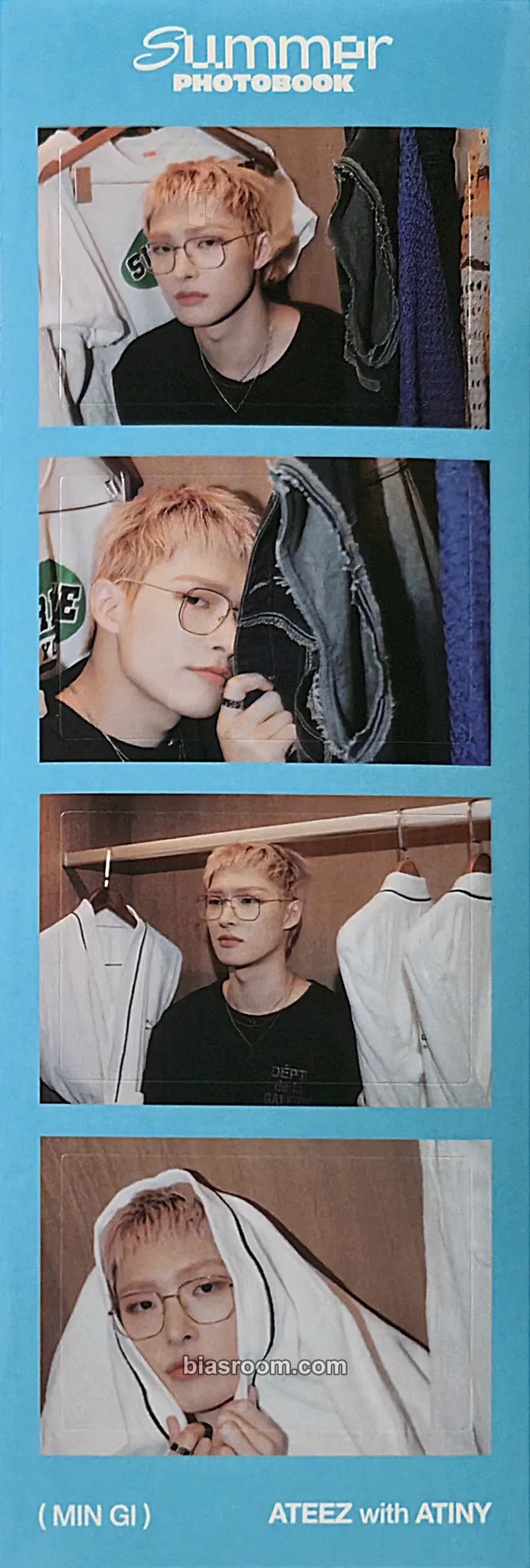 Mingi 2023 SUMMER PHOTOBOOK Photocard - ATEEZ - ATEEZ K-pop photocard