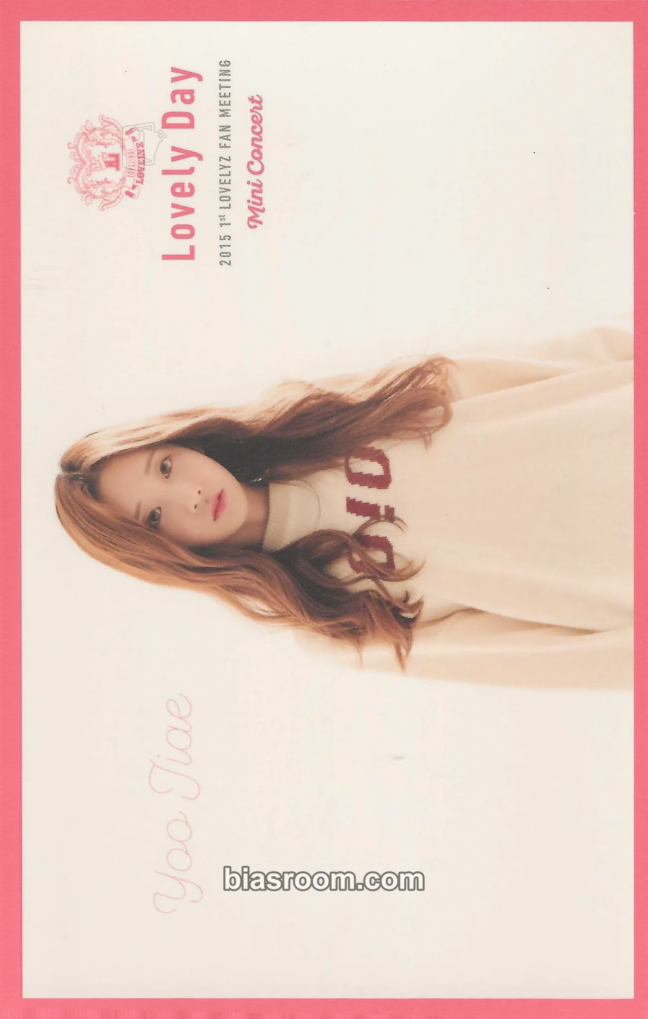 Jiae Lovely Day 1 Photocard - Lovelyz - Lovelyz K-pop photocard