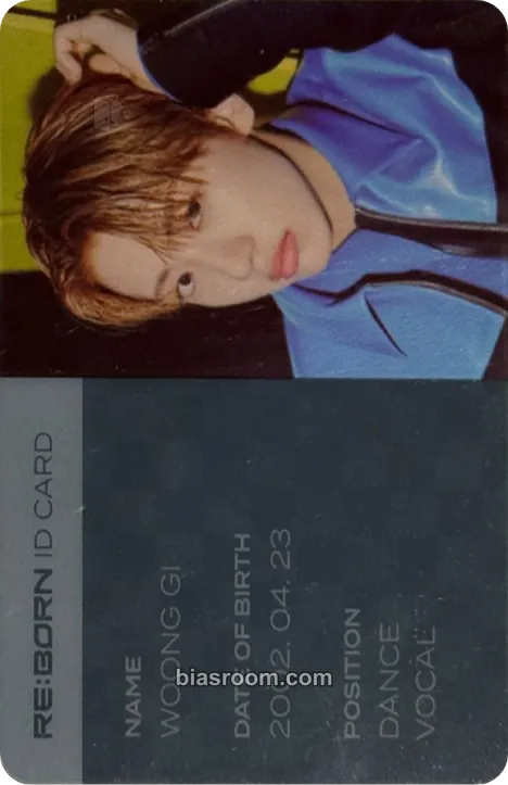 Woongki RE:BORN Photocard - TO1 - TO1 K-pop photocard