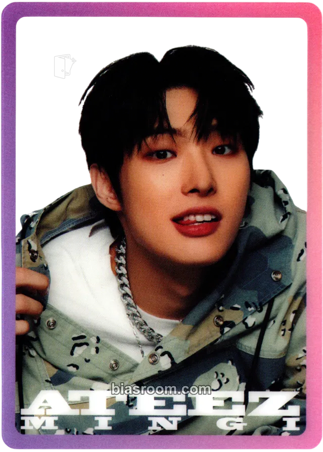 Mingi NOT OKAY Photocard - ATEEZ - ATEEZ K-pop photocard