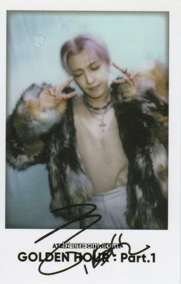 Hongjoong POP-UP: GOLDEN HOUR : Part 1 (Soundwave) Photocard - ATEEZ - ATEEZ K-pop photocard