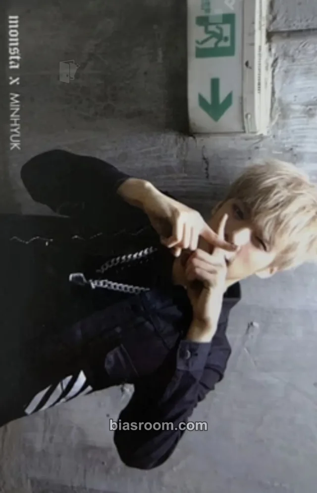 MONSTA X - Minhyuk - Trespass Album album photocard