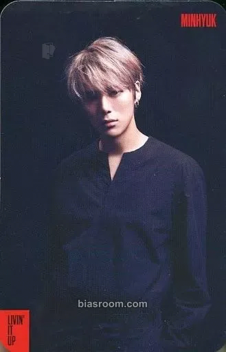 Minhyuk Livin' It Up Photocard - MONSTA X - MONSTA X K-pop photocard