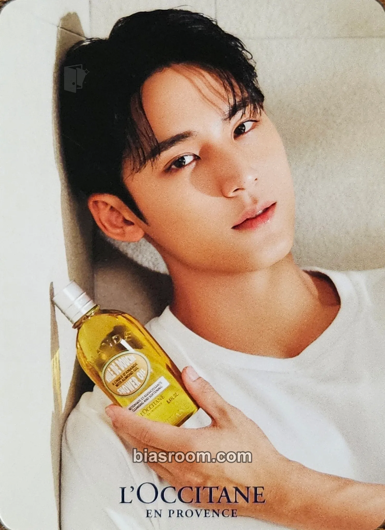 Mingyu L'Occitane x Mingyu Brand Collaboration Photocard - SEVENTEEN - SEVENTEEN K-pop photocard