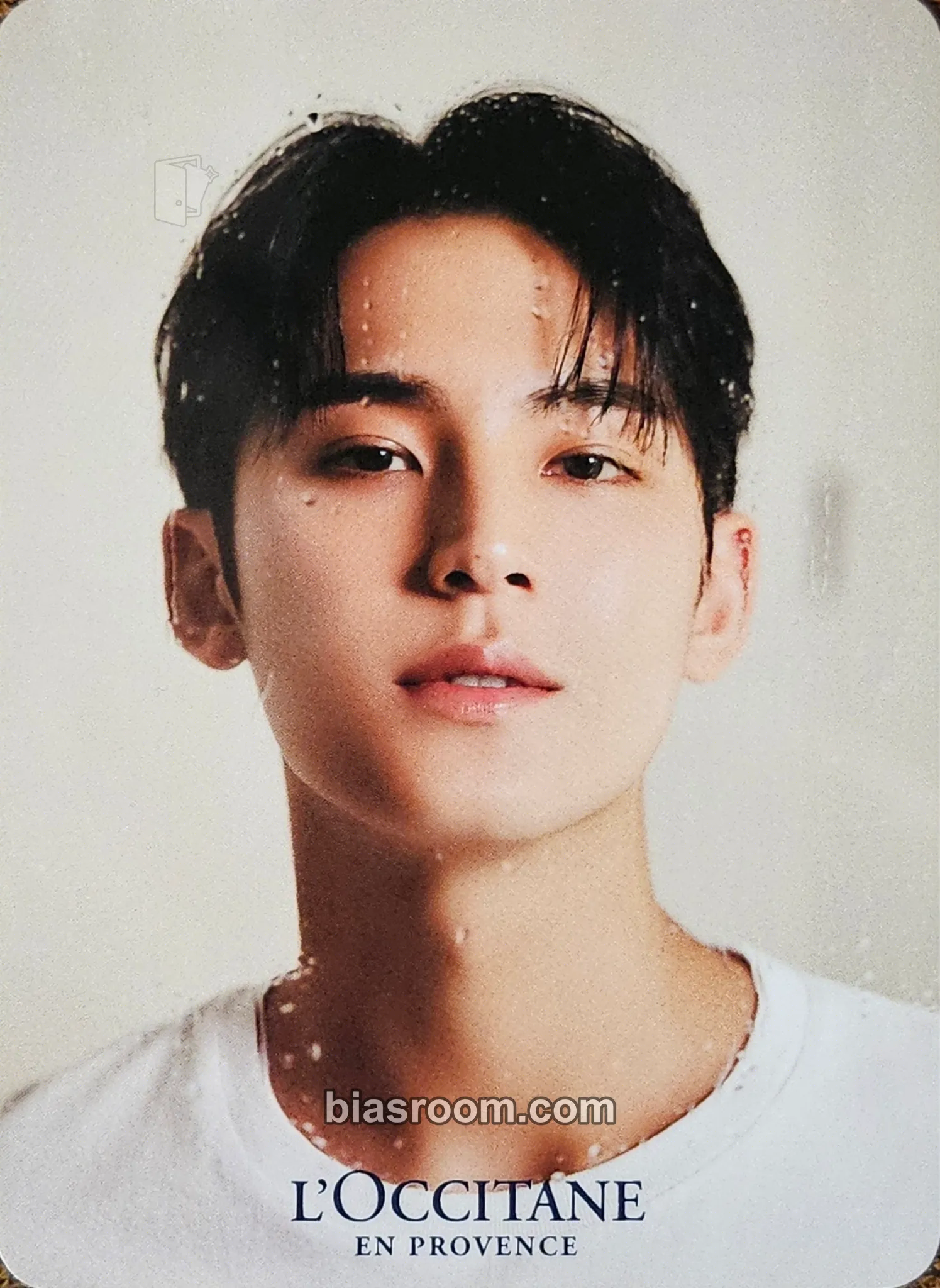 Mingyu L'Occitane x Mingyu Brand Collaboration Photocard - SEVENTEEN - SEVENTEEN K-pop photocard