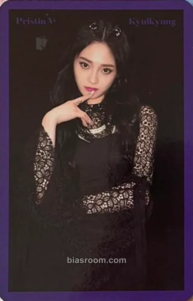PRISTIN - Kyulkyung - Like a V Album album photocard night version FPO