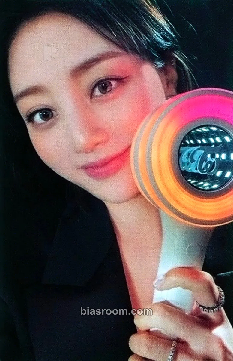 Jihyo TWICE Official Lightstick “Candybong ∞” (V3) Photocard - TWICE - TWICE K-pop photocard