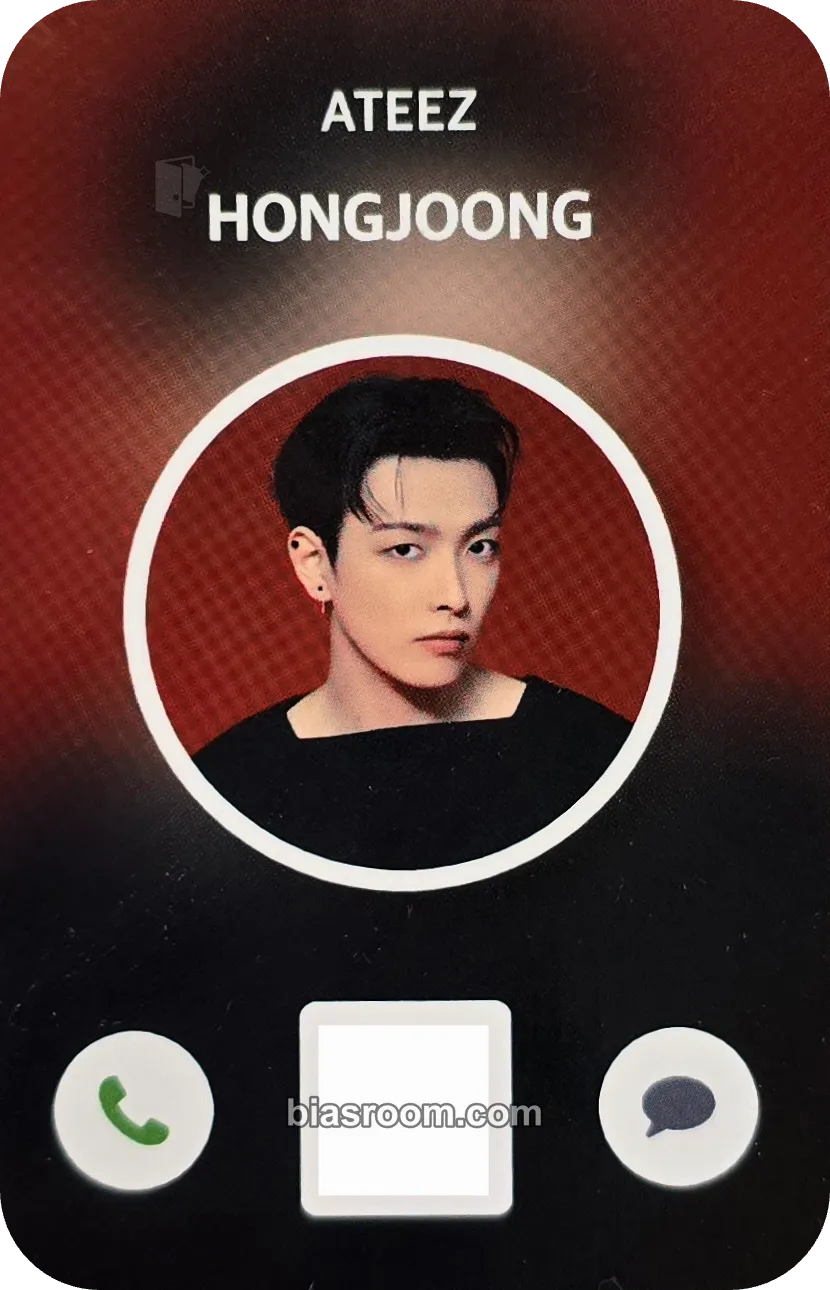 Hongjoong GOLDEN HOUR : Part.2 Photocard - ATEEZ - ATEEZ K-pop photocard