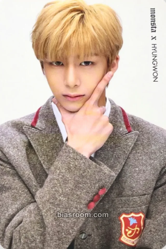 MONSTA X - Hyungwon - Rush Album album photocard secret version