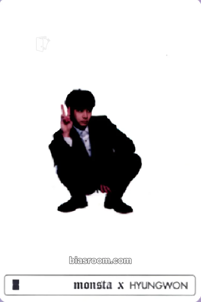 MONSTA X - Hyungwon - The Clan pt.2.5: The Final Chapter Album album photocard beside version transparent