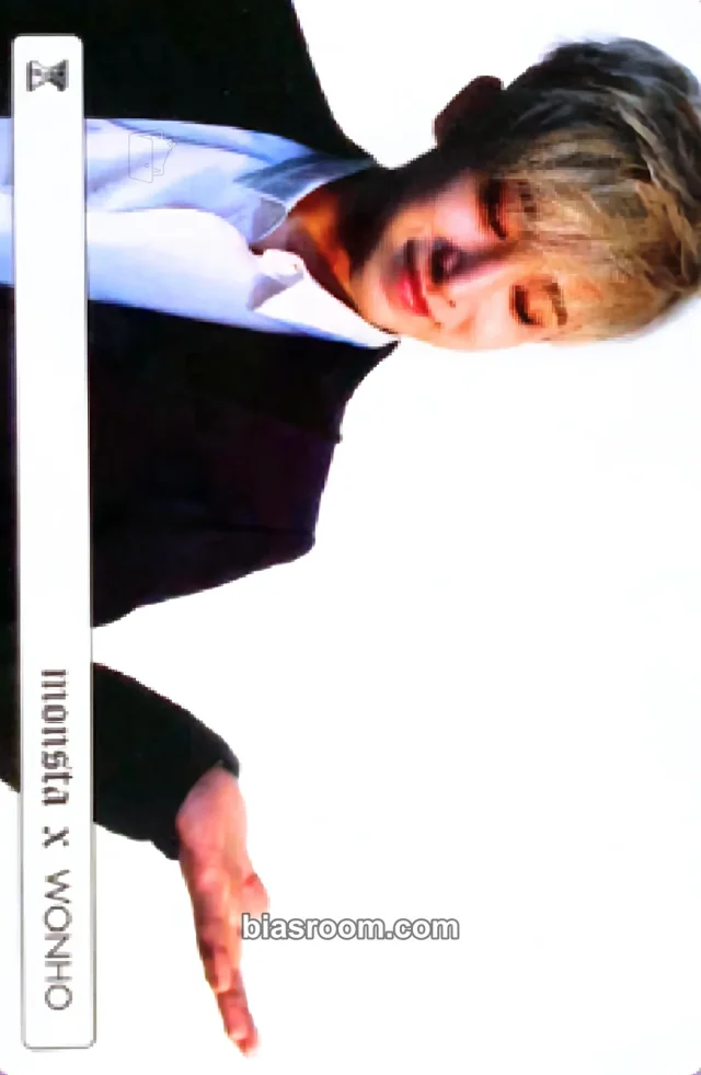 MONSTA X - Wonho - The Clan pt.2.5: The Final Chapter Album album photocard beside version transparent