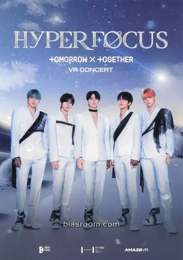 TOMORROW X TOGETHER - HYPERFOCUS : TOMORROW X TOGETHER VR CONCERT Event poster entrance benefit
