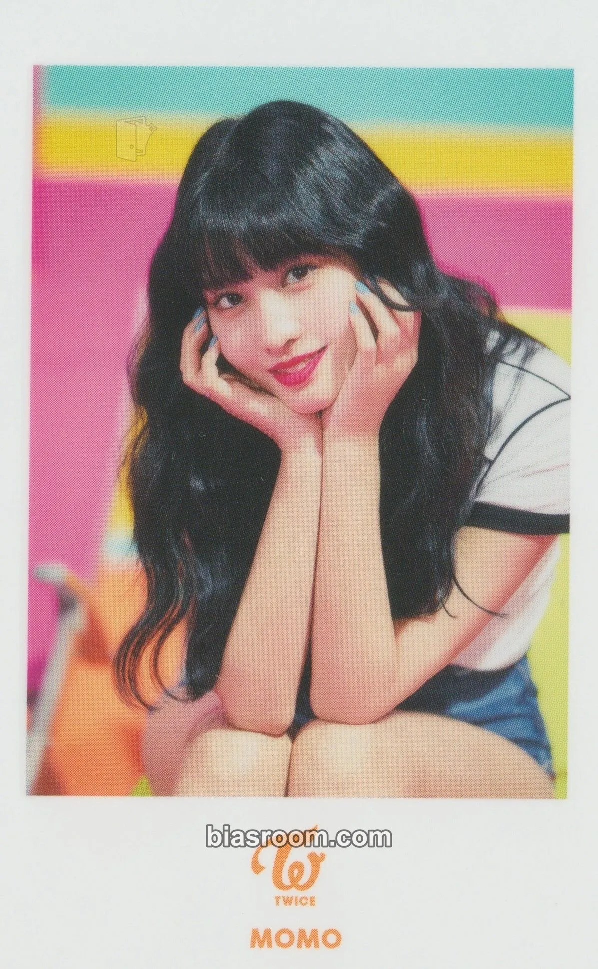 Momo Happy Happy Photocard - TWICE - TWICE K-pop photocard