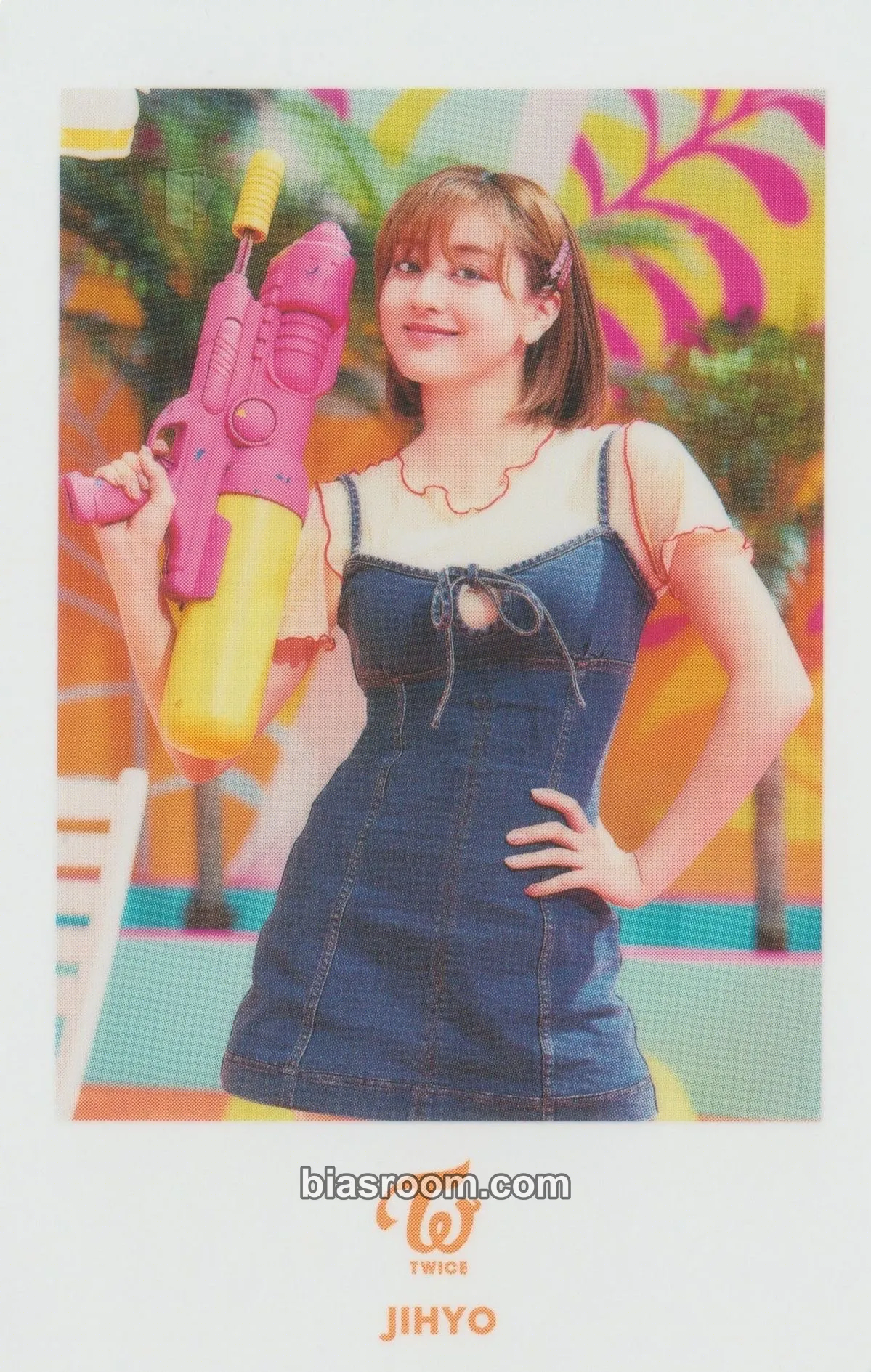 Jihyo Happy Happy Photocard - TWICE - TWICE K-pop photocard