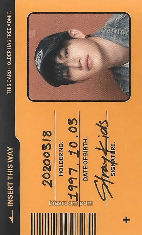 Bang Chan 2025 Japan Season's Greetings - Your Hero Photocard - Stray Kids - Stray Kids K-pop photocard