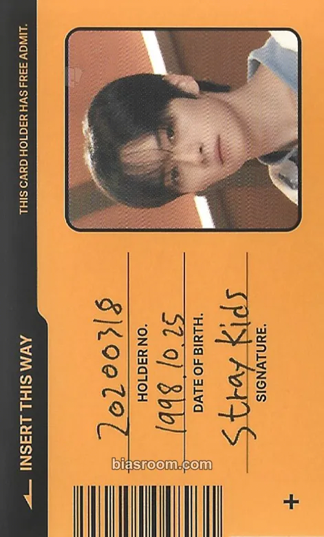 Lee Know 2025 Japan Season's Greetings - Your Hero Photocard - Stray Kids - Stray Kids K-pop photocard