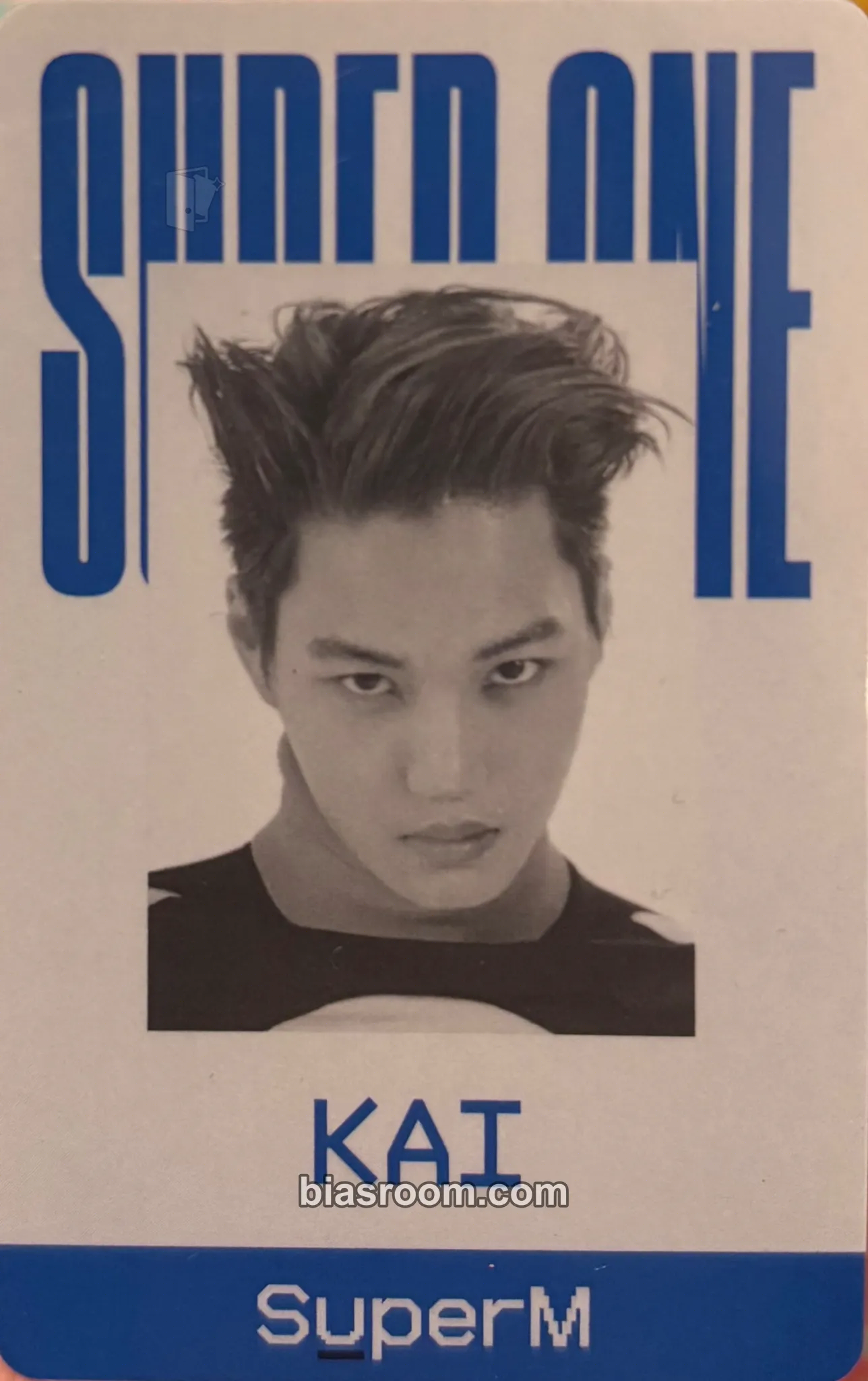 Kai Super One Photocard - SuperM - SuperM K-pop photocard
