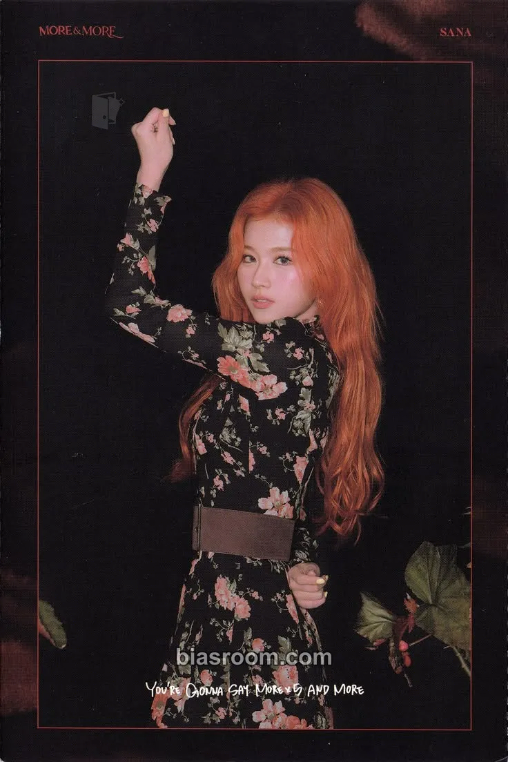 Sana MORE & MORE Photocard - TWICE - TWICE K-pop photocard