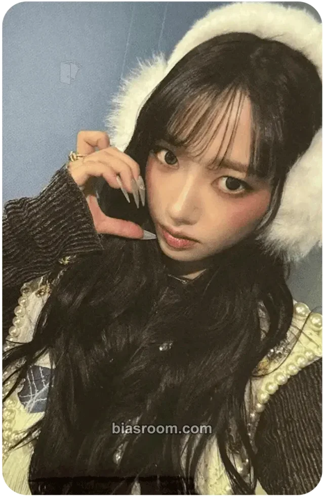 MEOVV - Sooin - 1:1 online photo&call event Event makestar winter version photocard set