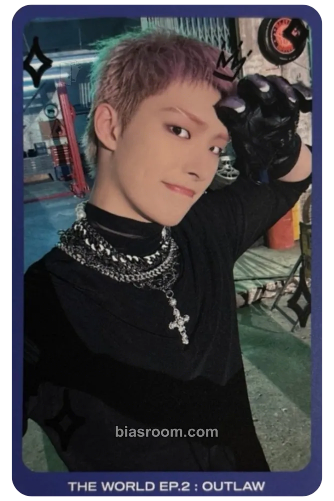 Mingi THE WORLD EP.2 : OUTLAW Photocard - ATEEZ - ATEEZ K-pop photocard