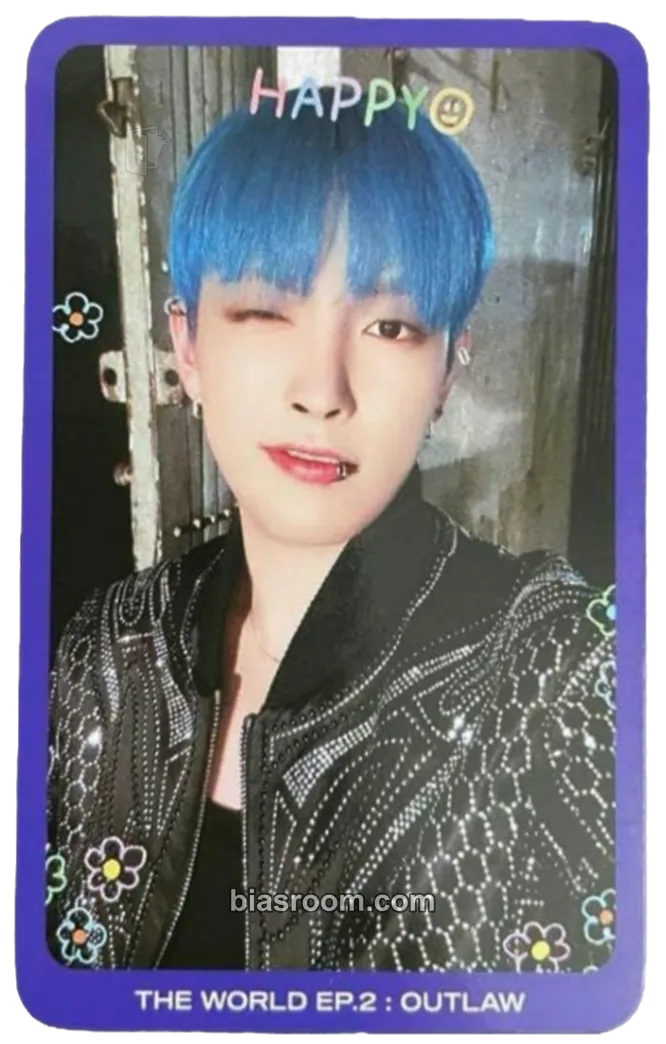 Hongjoong THE WORLD EP.2 : OUTLAW Photocard - ATEEZ - ATEEZ K-pop photocard