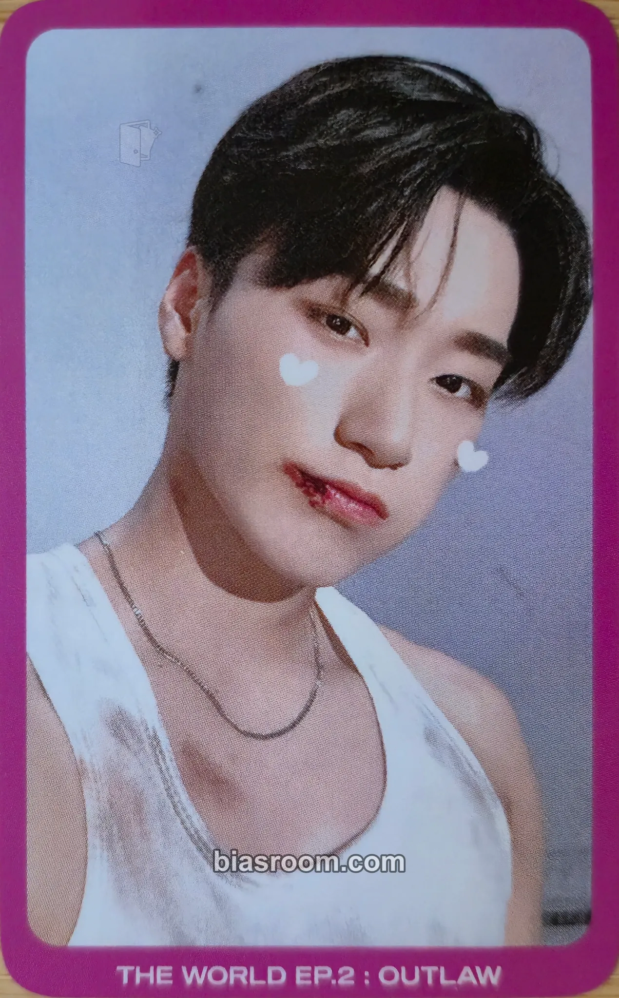 San THE WORLD EP.2 : OUTLAW Photocard - ATEEZ - ATEEZ K-pop photocard