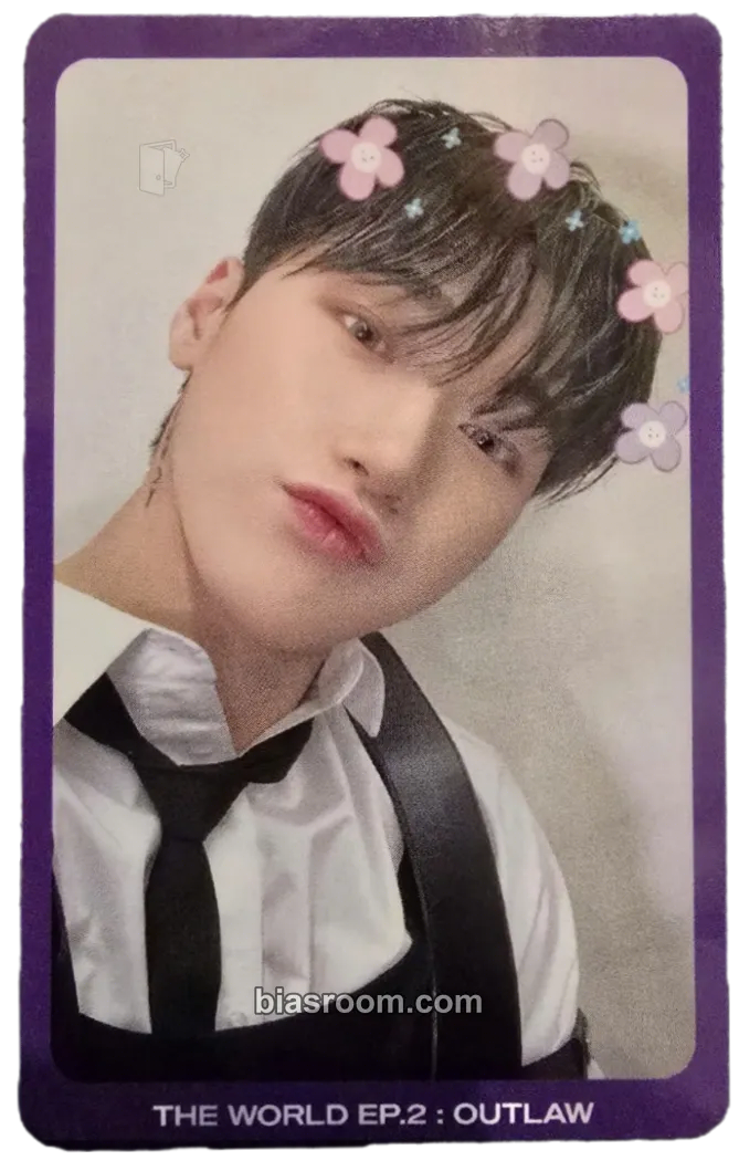 San THE WORLD EP.2 : OUTLAW Photocard - ATEEZ - ATEEZ K-pop photocard