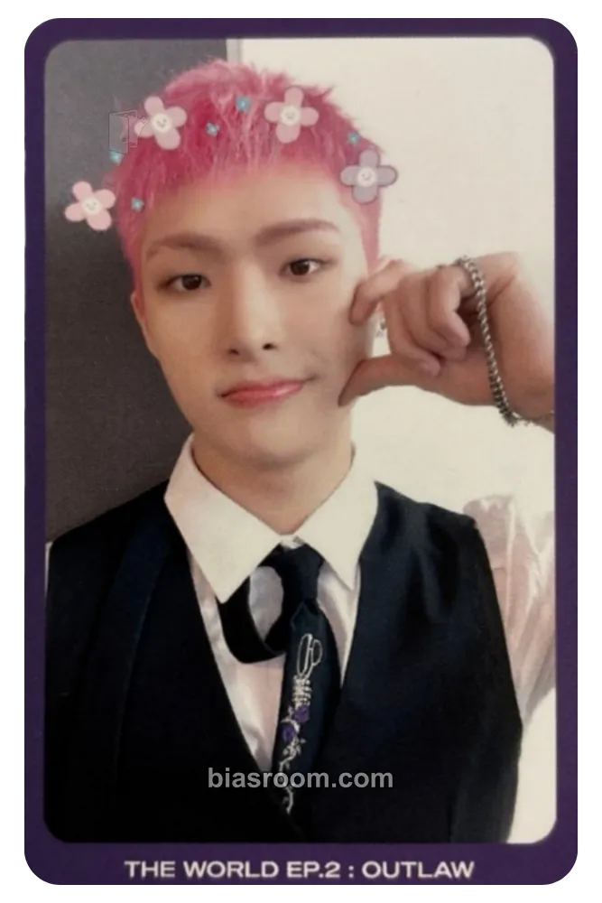 Mingi THE WORLD EP.2 : OUTLAW Photocard - ATEEZ - ATEEZ K-pop photocard