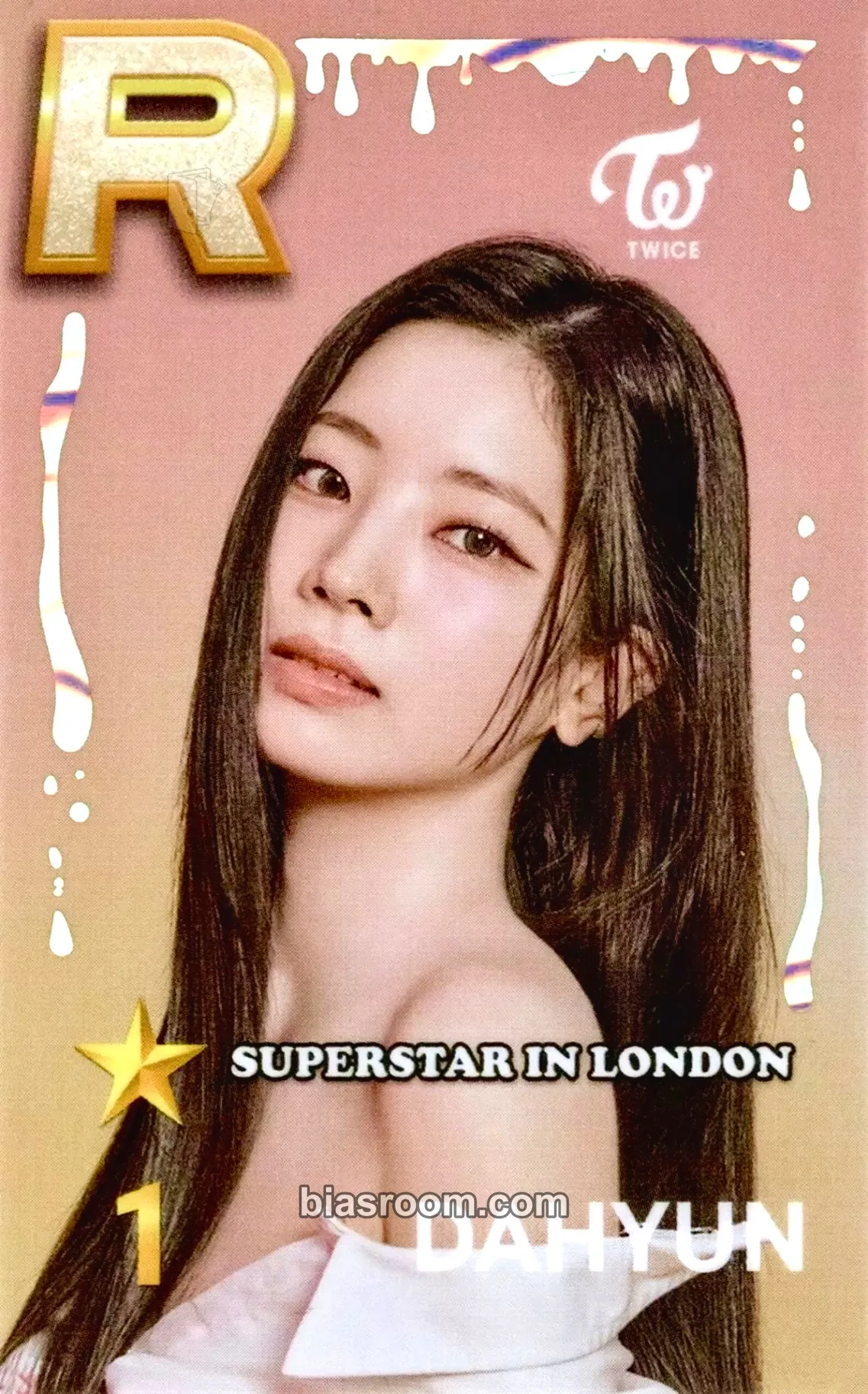 Dahyun TWICE x SuperStar JYPNATION Photocard - TWICE - TWICE K-pop photocard