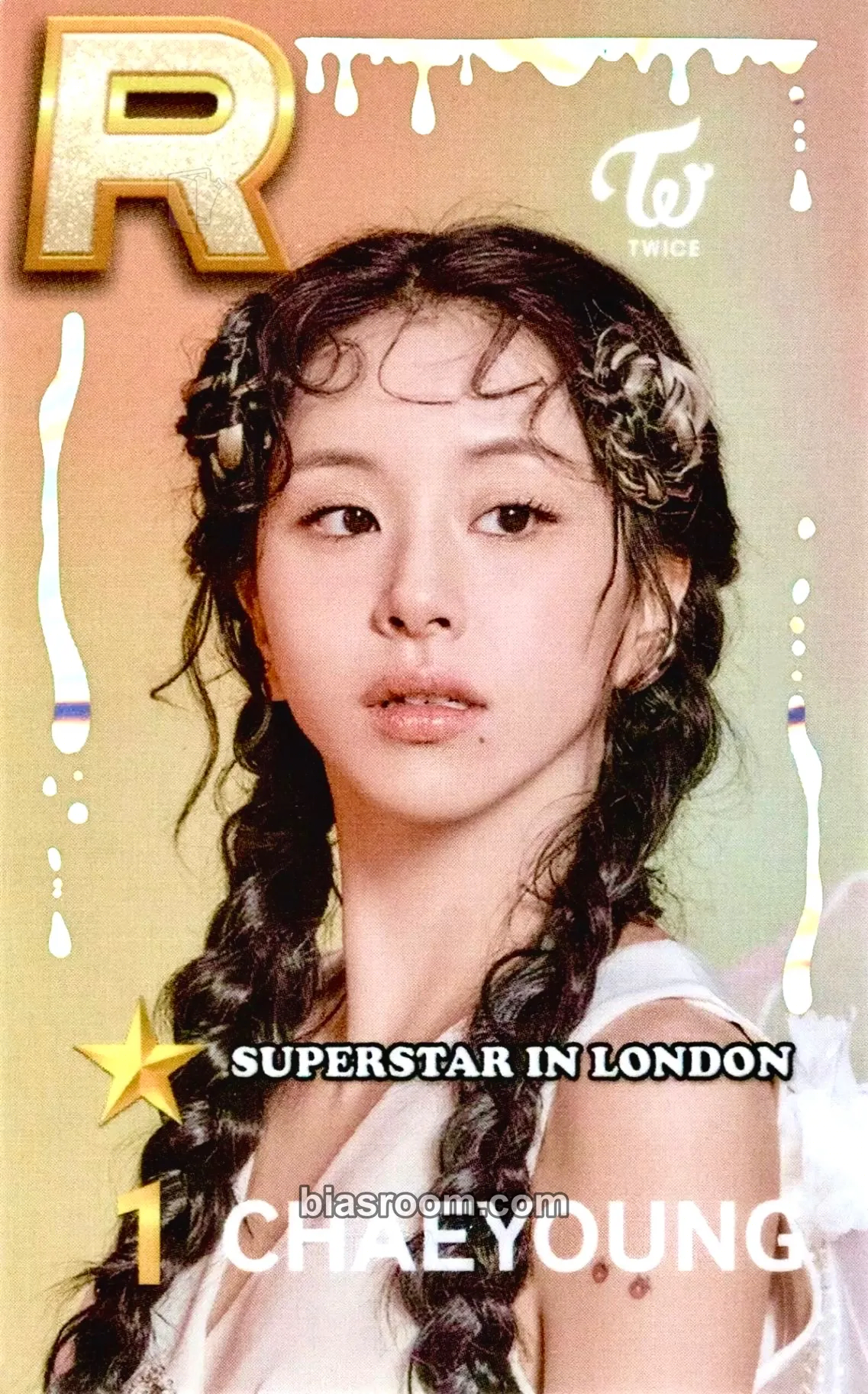 Chaeyoung TWICE x SuperStar JYPNATION Photocard - TWICE - TWICE K-pop photocard