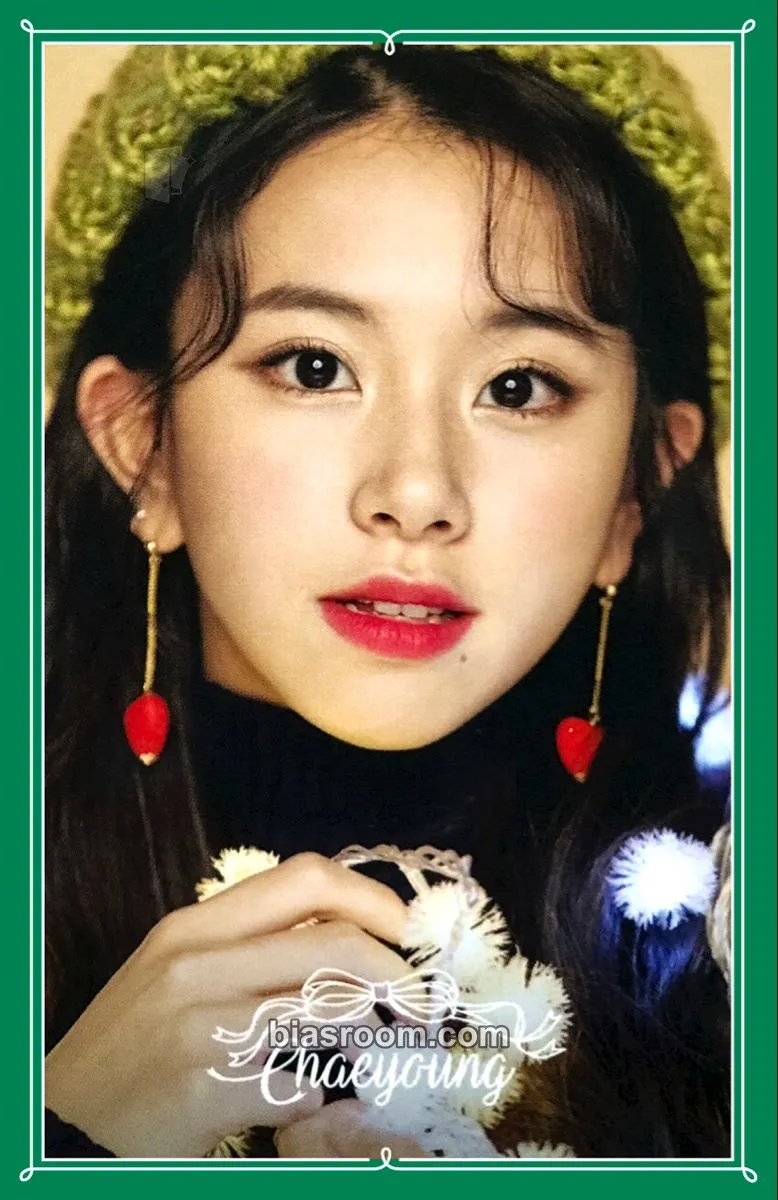 Chaeyoung Merry & Happy Photocard - TWICE - TWICE K-pop photocard