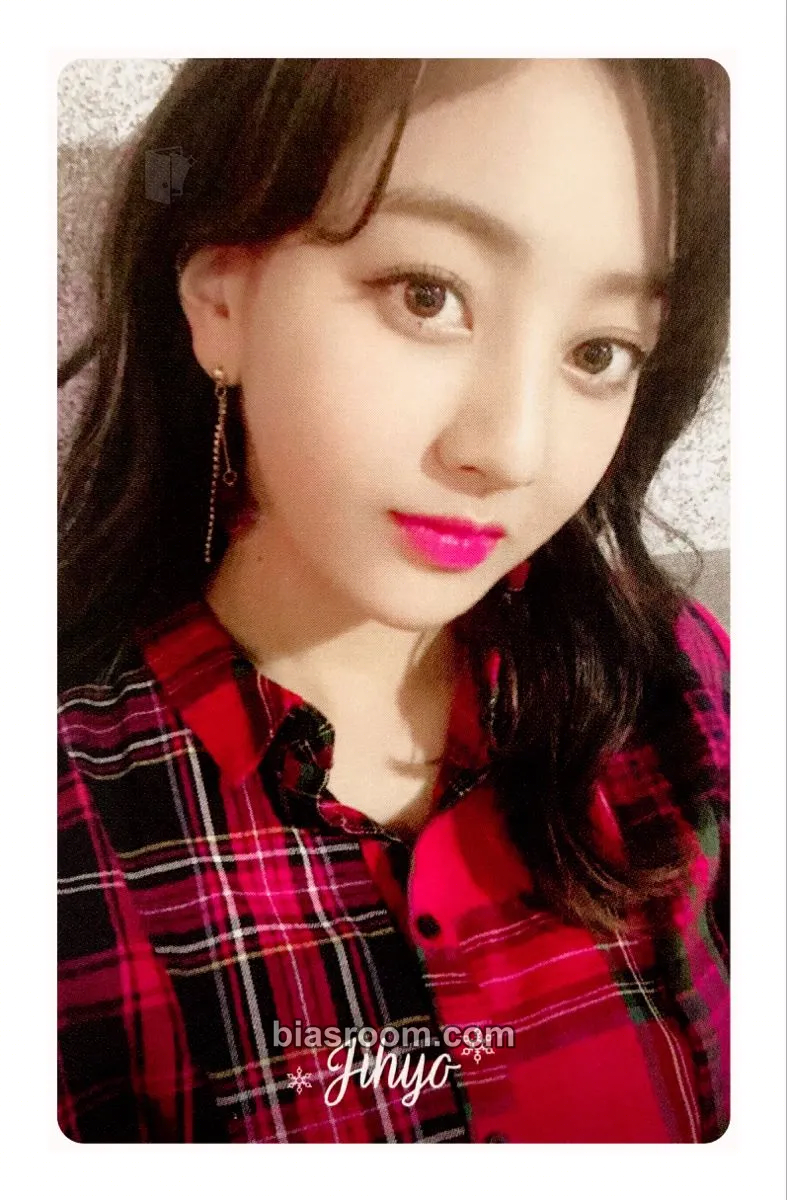 Jihyo Merry & Happy Photocard - TWICE - TWICE K-pop photocard
