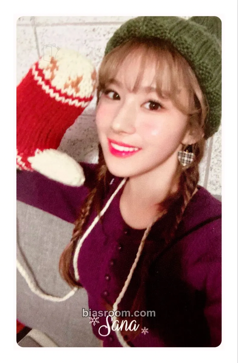 Sana Merry & Happy Photocard - TWICE - TWICE K-pop photocard