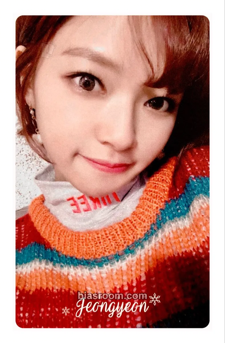 Jeongyeon Merry & Happy Photocard - TWICE - TWICE K-pop photocard