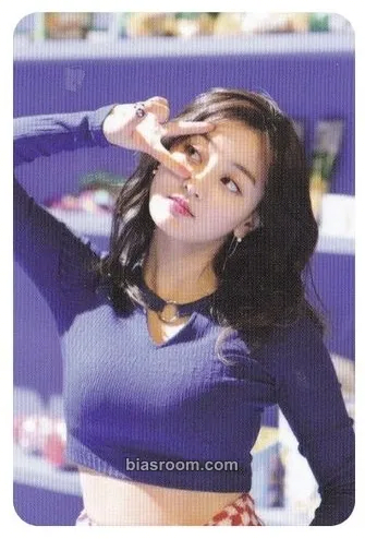 Jihyo Merry & Happy Photocard - TWICE - TWICE K-pop photocard
