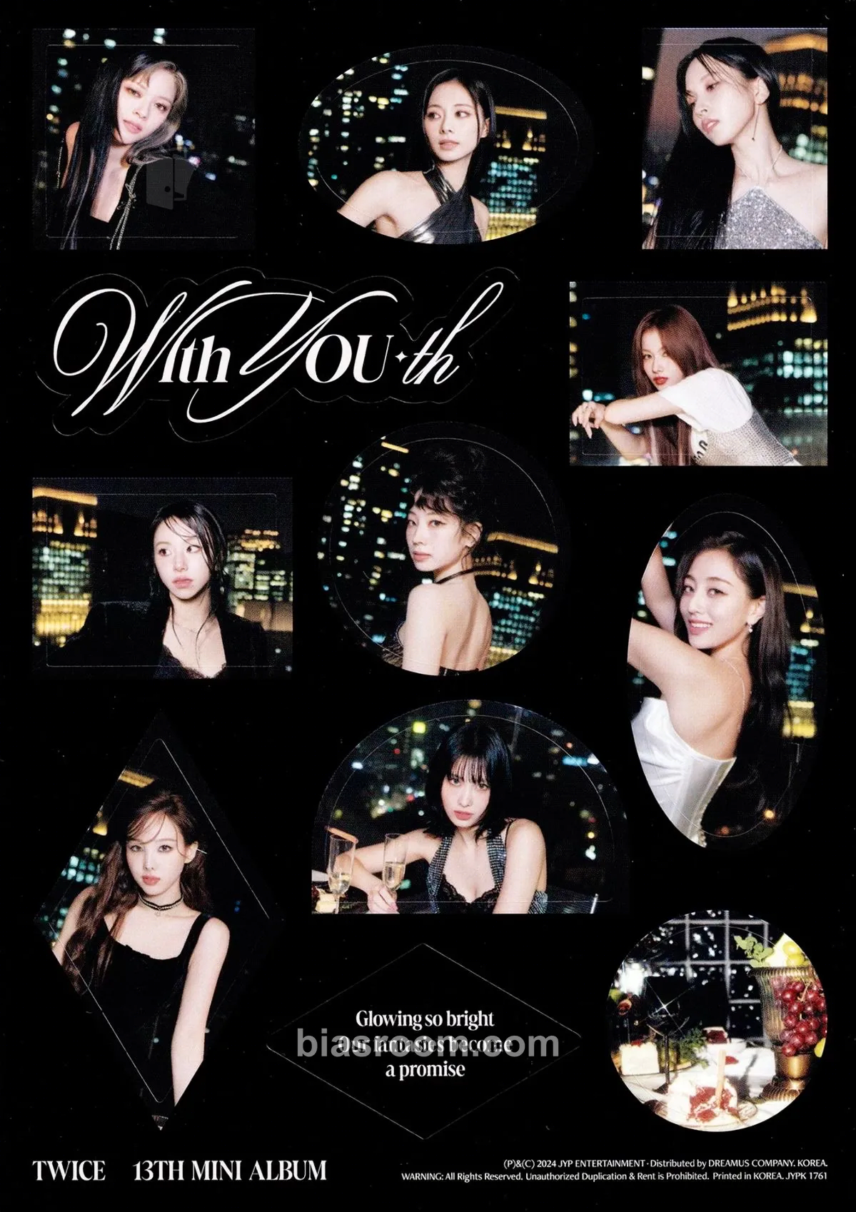 With YOU-th Photocard - TWICE - TWICE K-pop photocard