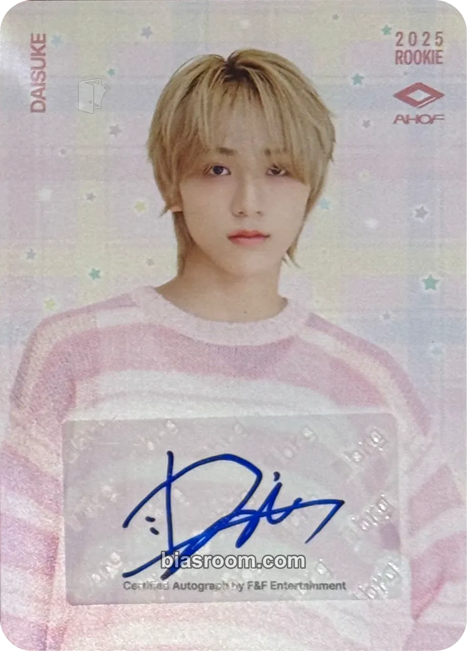 Daisuke AHOF x Teleca MIIM Collection Card Photocard - AHOF - AHOF K-pop photocard