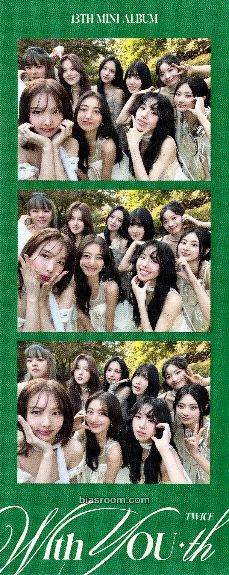 With YOU-th Photocard - TWICE - TWICE K-pop photocard