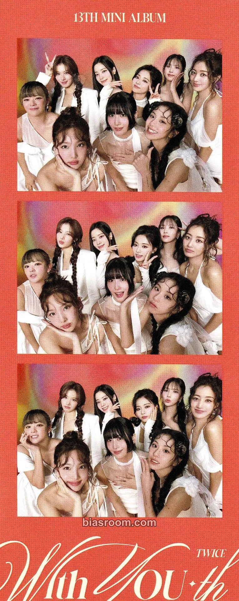 With YOU-th Photocard - TWICE - TWICE K-pop photocard