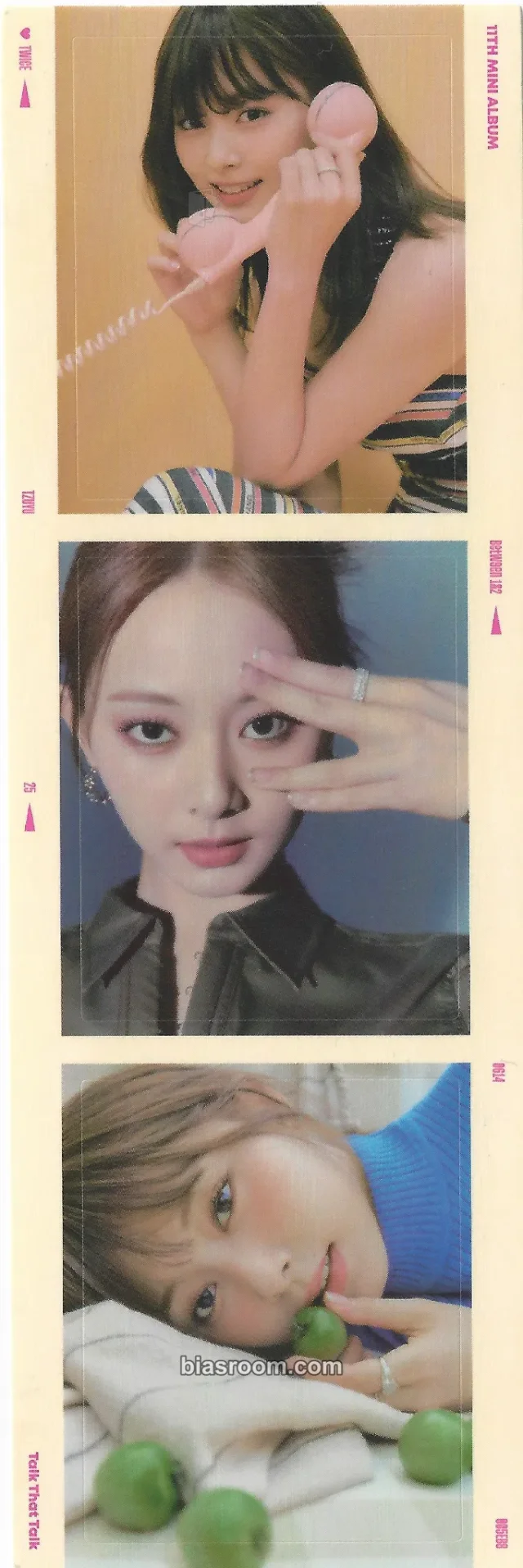 TWICE - BETWEEN 1&2 Album album inclusion sticker sticker sheet film strip