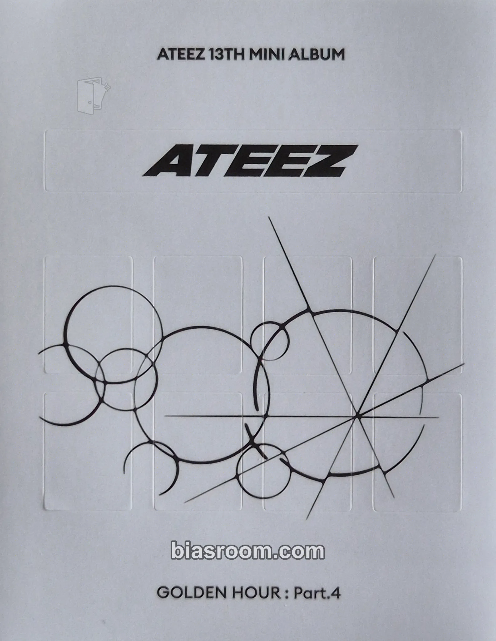 GOLDEN HOUR : Part.4 Photocard - ATEEZ - ATEEZ K-pop photocard
