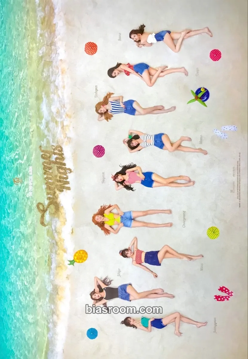 Summer Nights Photocard - TWICE - TWICE K-pop photocard