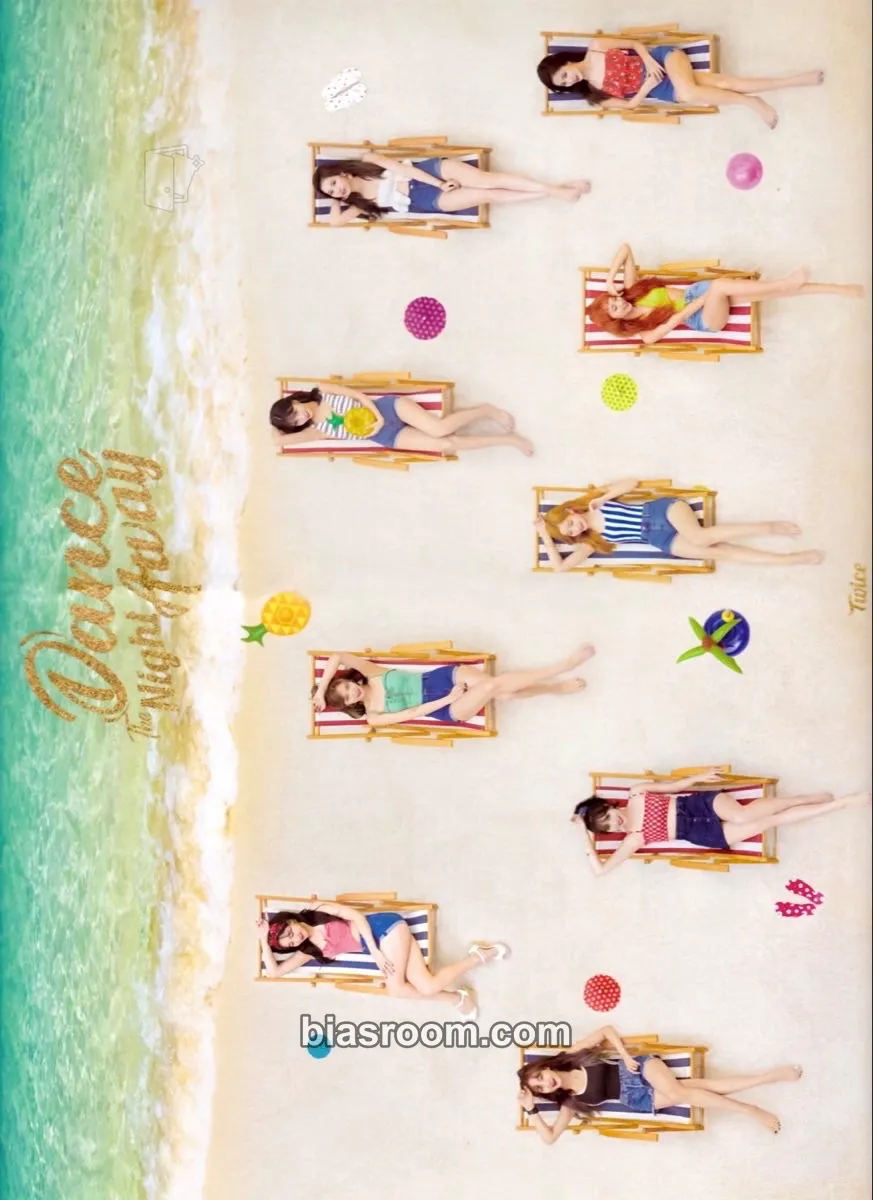 Summer Nights Photocard - TWICE - TWICE K-pop photocard