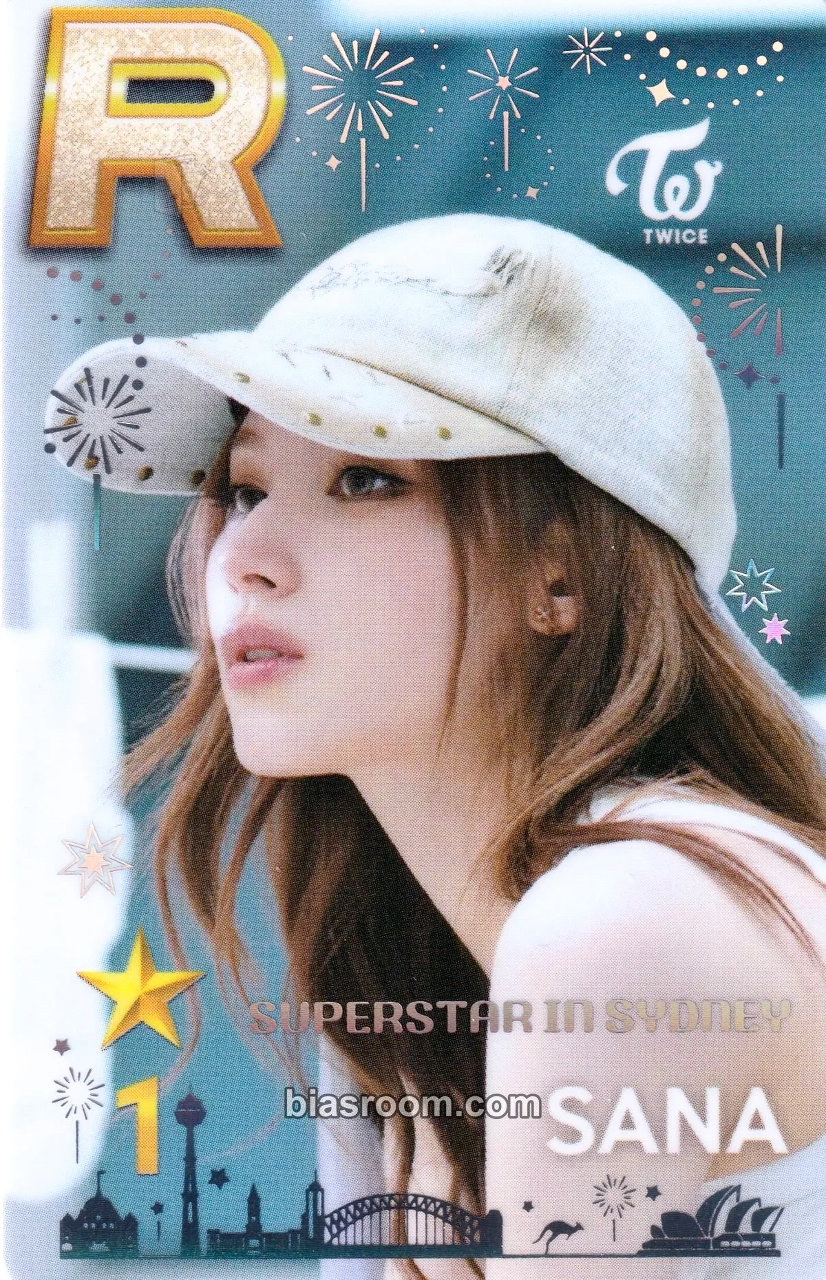 Sana TWICE x SuperStar JYPNATION Photocard - TWICE - TWICE K-pop photocard