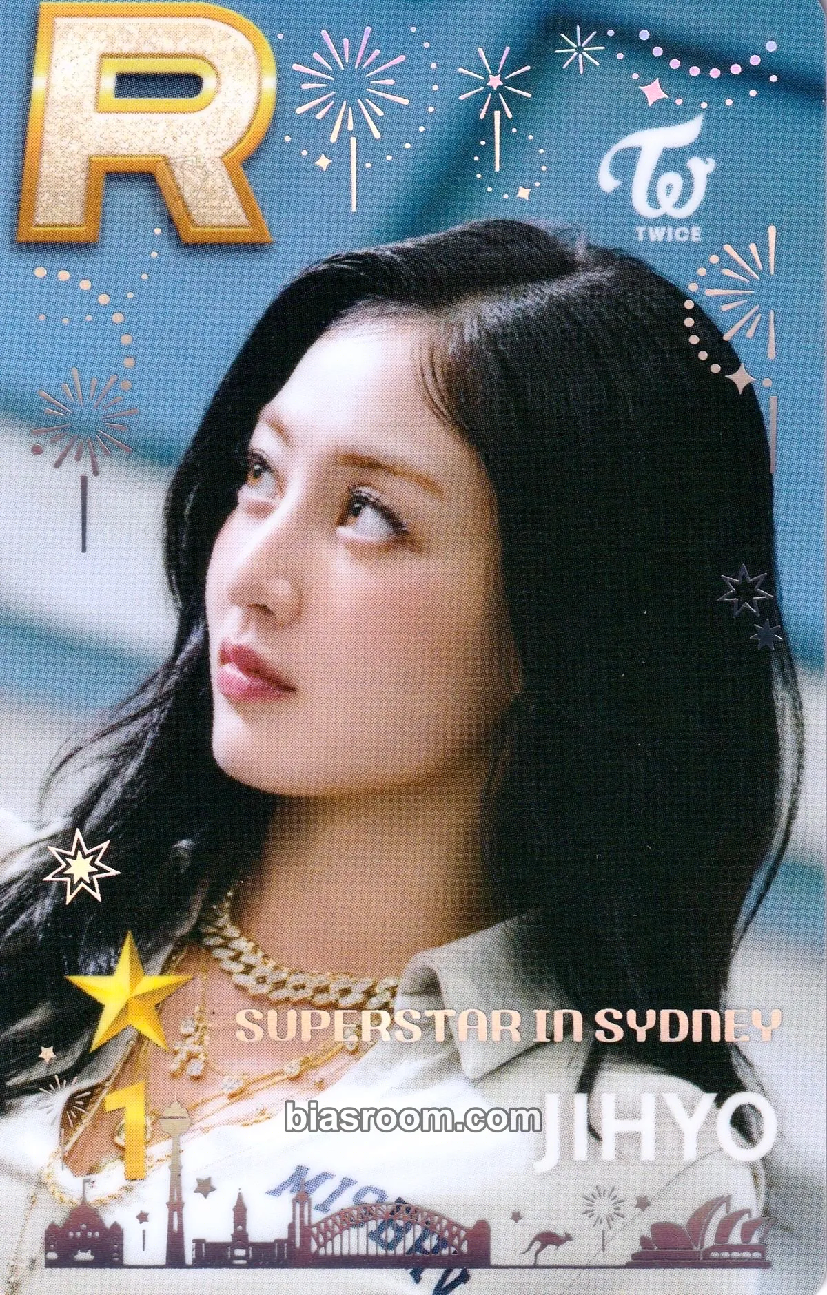 Jihyo TWICE x SuperStar JYPNATION Photocard - TWICE - TWICE K-pop photocard