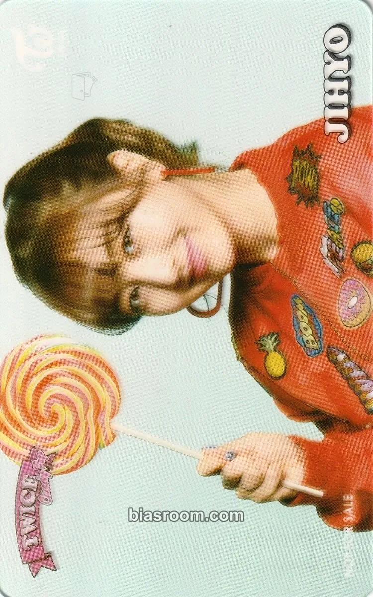 Jihyo Candy Pop Photocard - TWICE - TWICE K-pop photocard