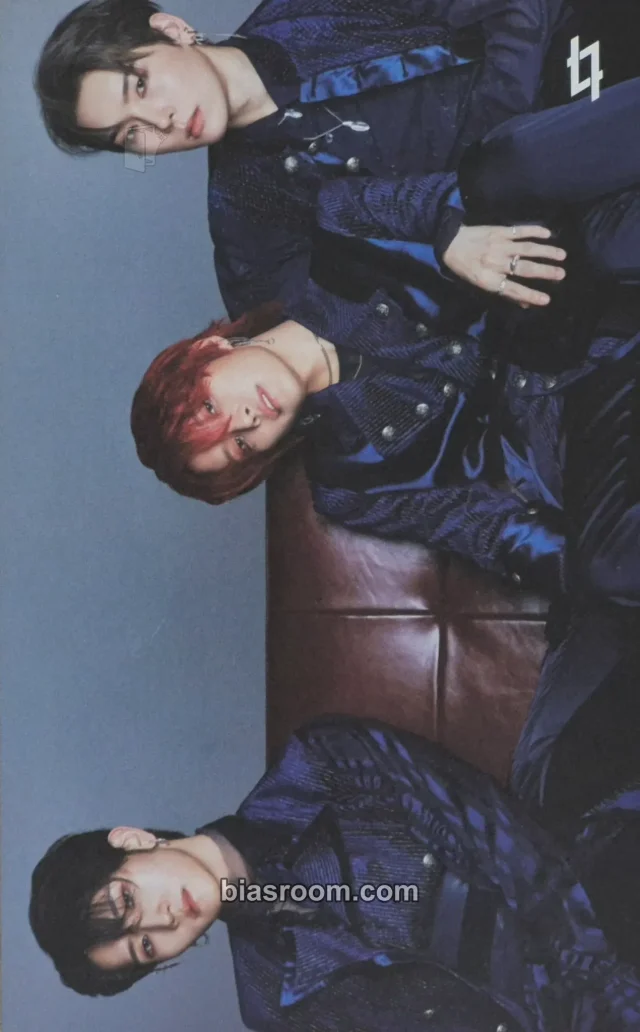 E’LAST - Baekgyeul & Choi In & Rano - Awake Album postcard album inclusion navy version