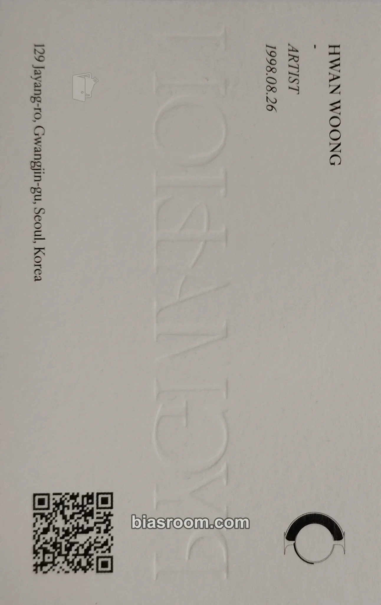 Hwanwoong PYGMALION Photocard - ONEUS - ONEUS K-pop photocard