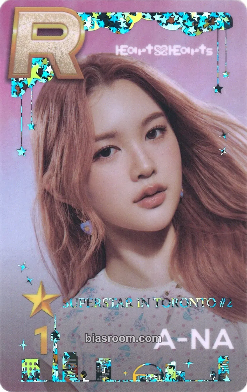 A-na Superstar Photocard - Hearts2Hearts - Hearts2Hearts K-pop photocard
