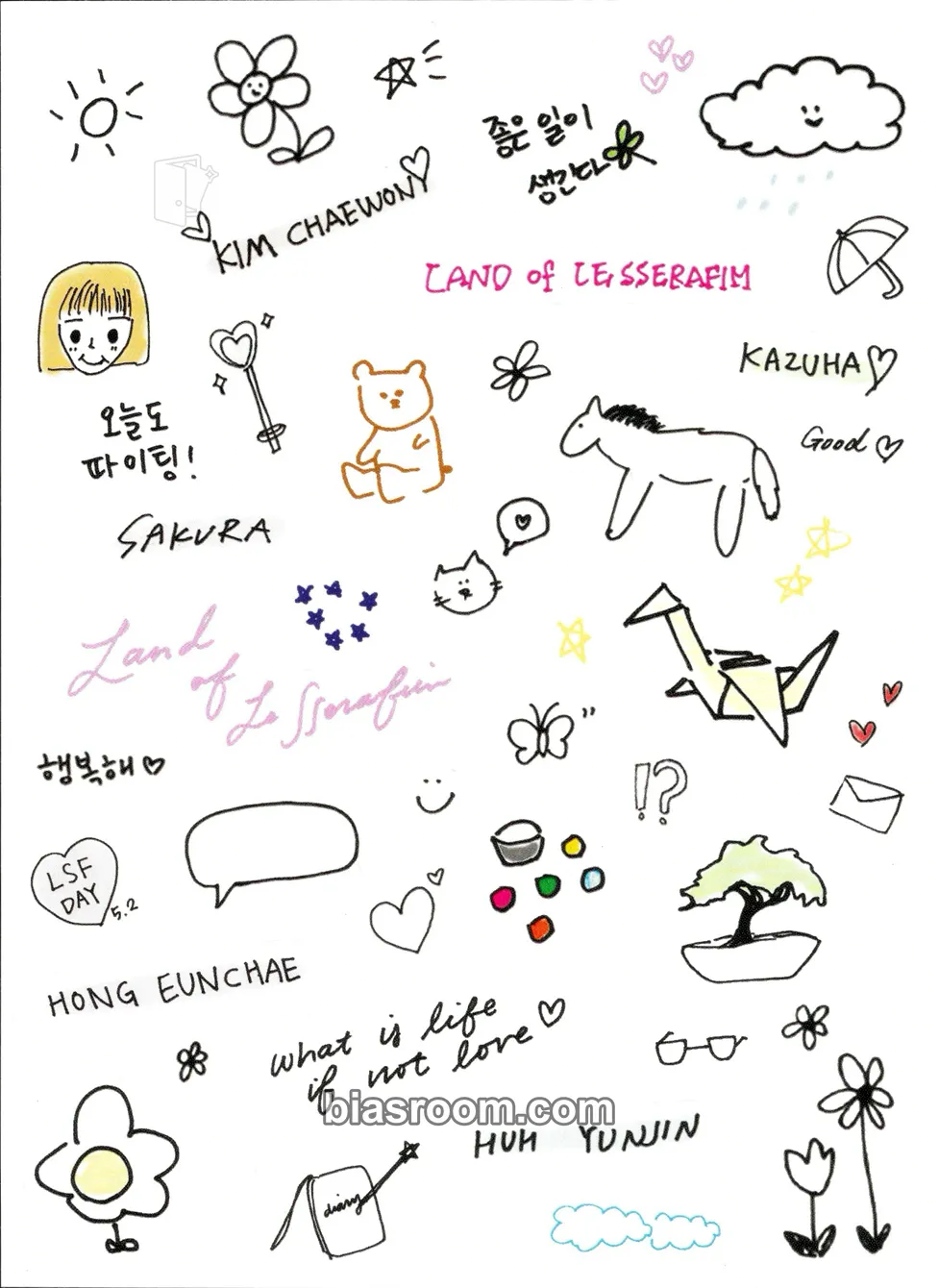2025 Season's Greetings ‘Land of Le sserafim” Photocard - LE SSERAFIM - LE SSERAFIM K-pop photocard